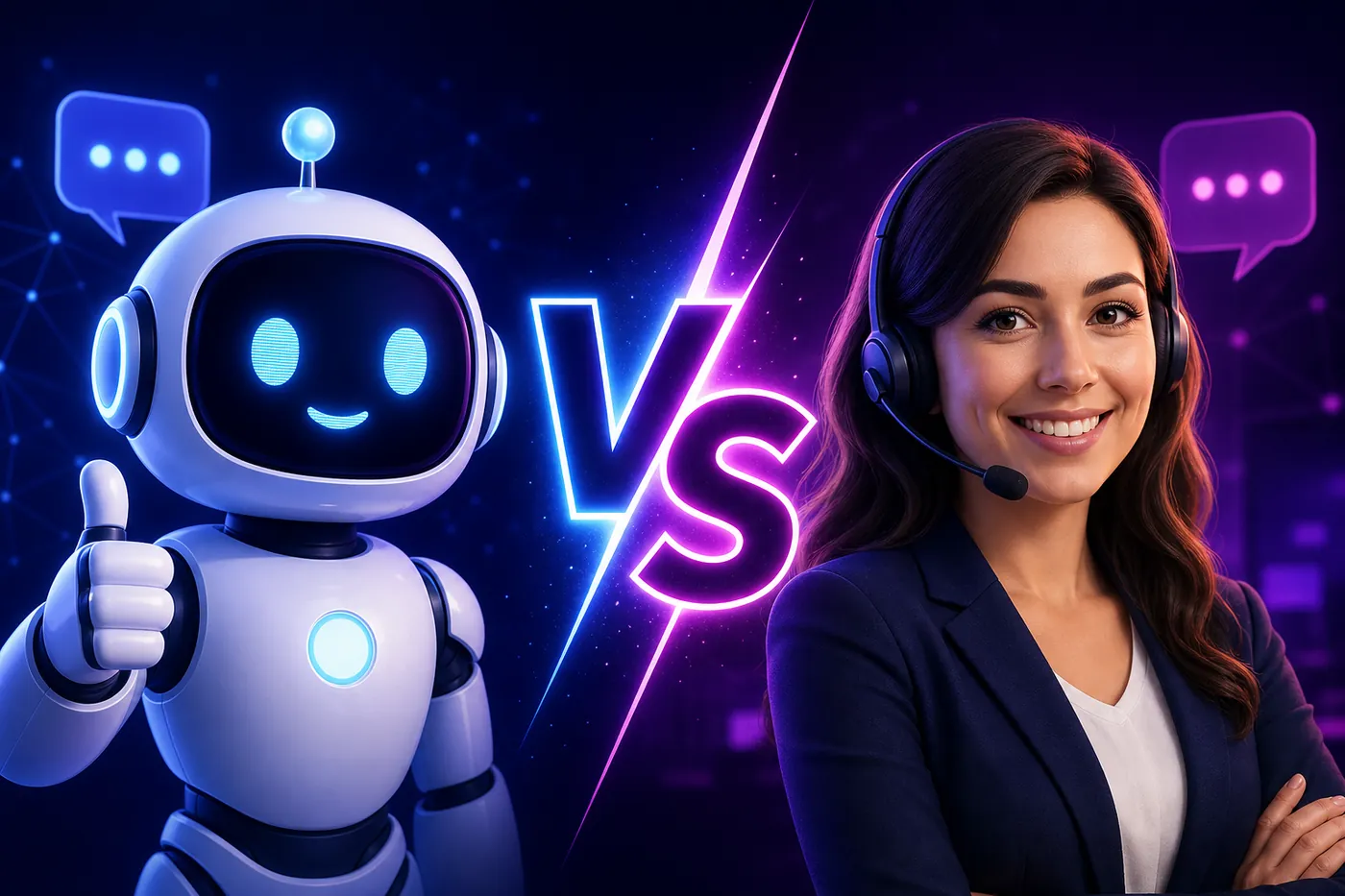 AI chatbot vs live chat