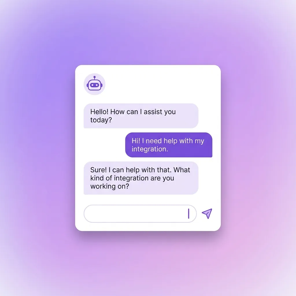 AI Chatbot illustration