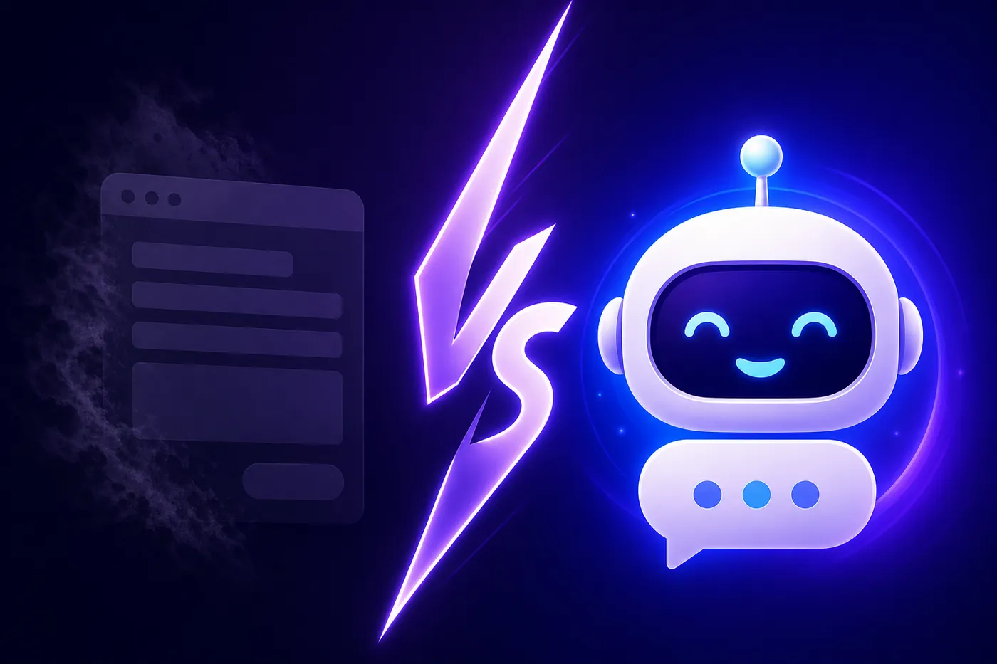 Comparing chatbots and forms for lead capture