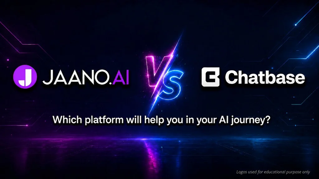 Jaano.ai vs Chatbase AI platform comparison