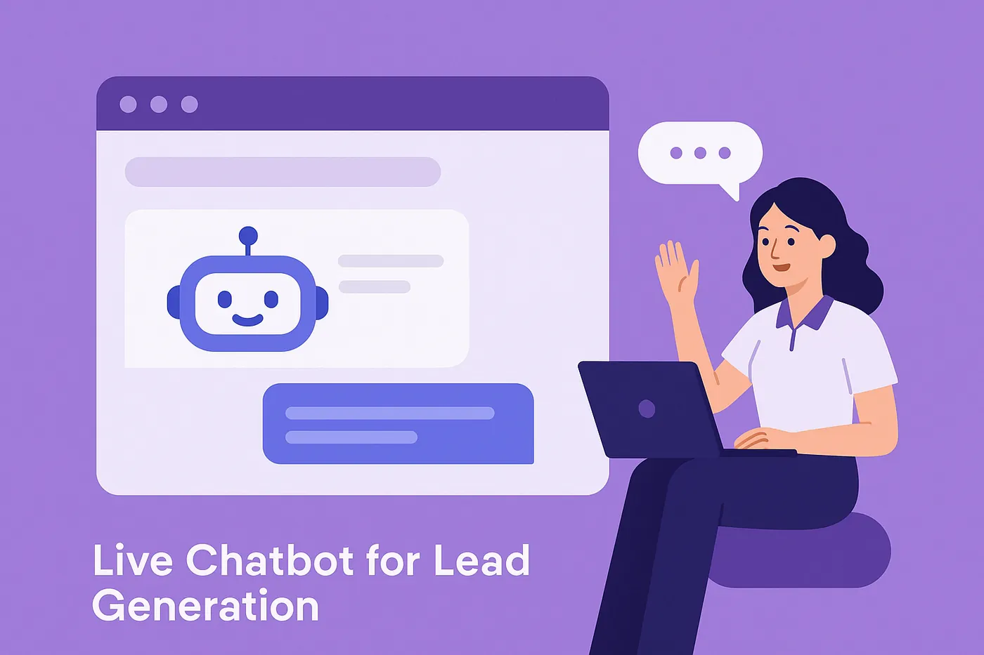 Live chatbot for lead generation
